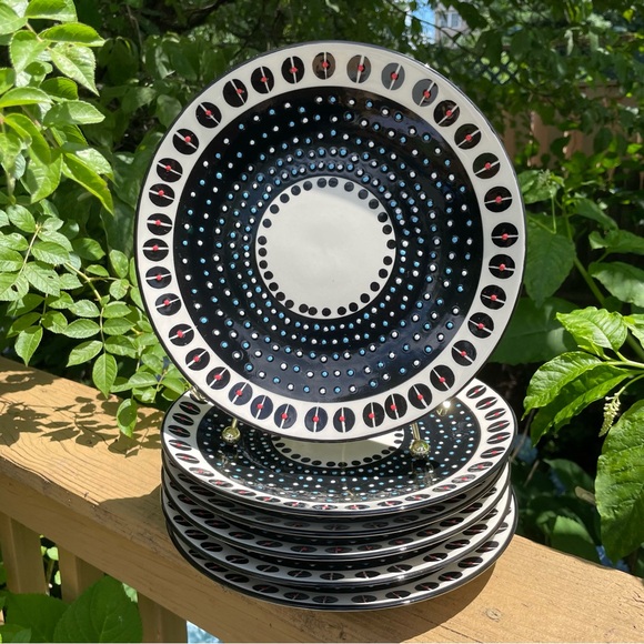 West Elm Other - SOLD West Elm Potters Workshop Black Bean 9 Inch Plate Dish Salad Lunch Dinner